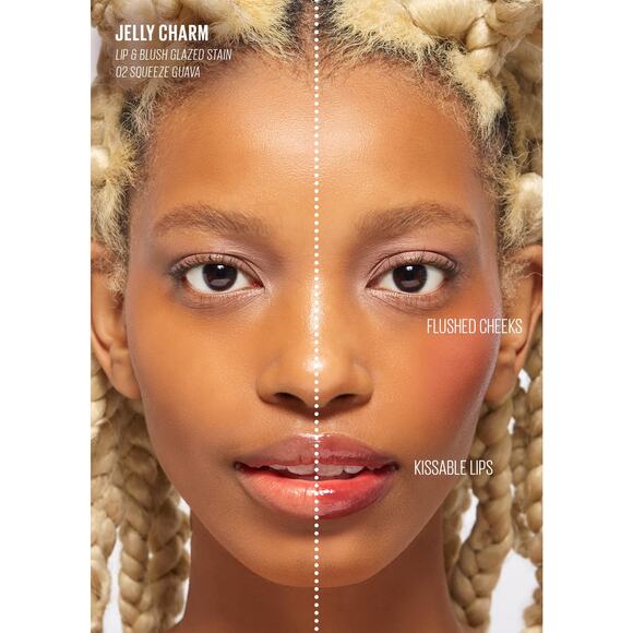 Kaja Jelly Charm Lip & Cheek Stain – Hydrating, Color - 0.17oz - Peach Fizz - Picture 6 of 9